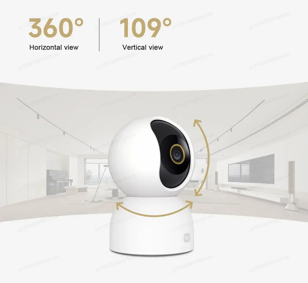 XIAOMI Smart Camera 3 Chinese Version,3K Ultra-clear HD,360° Pan-Tilt-Zoom,AI Human Detection,5 Megapixel Two-Way Voice Calls