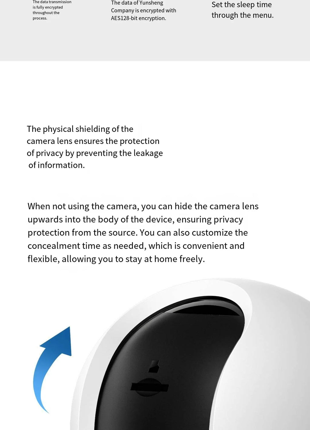 Xiaomi Mijia APP PTZ Pro 2K 3 Megapixels 360° Panoramic bluetooth4.2 Smart IP Camera AI Detection Two-way Intercom Home Security