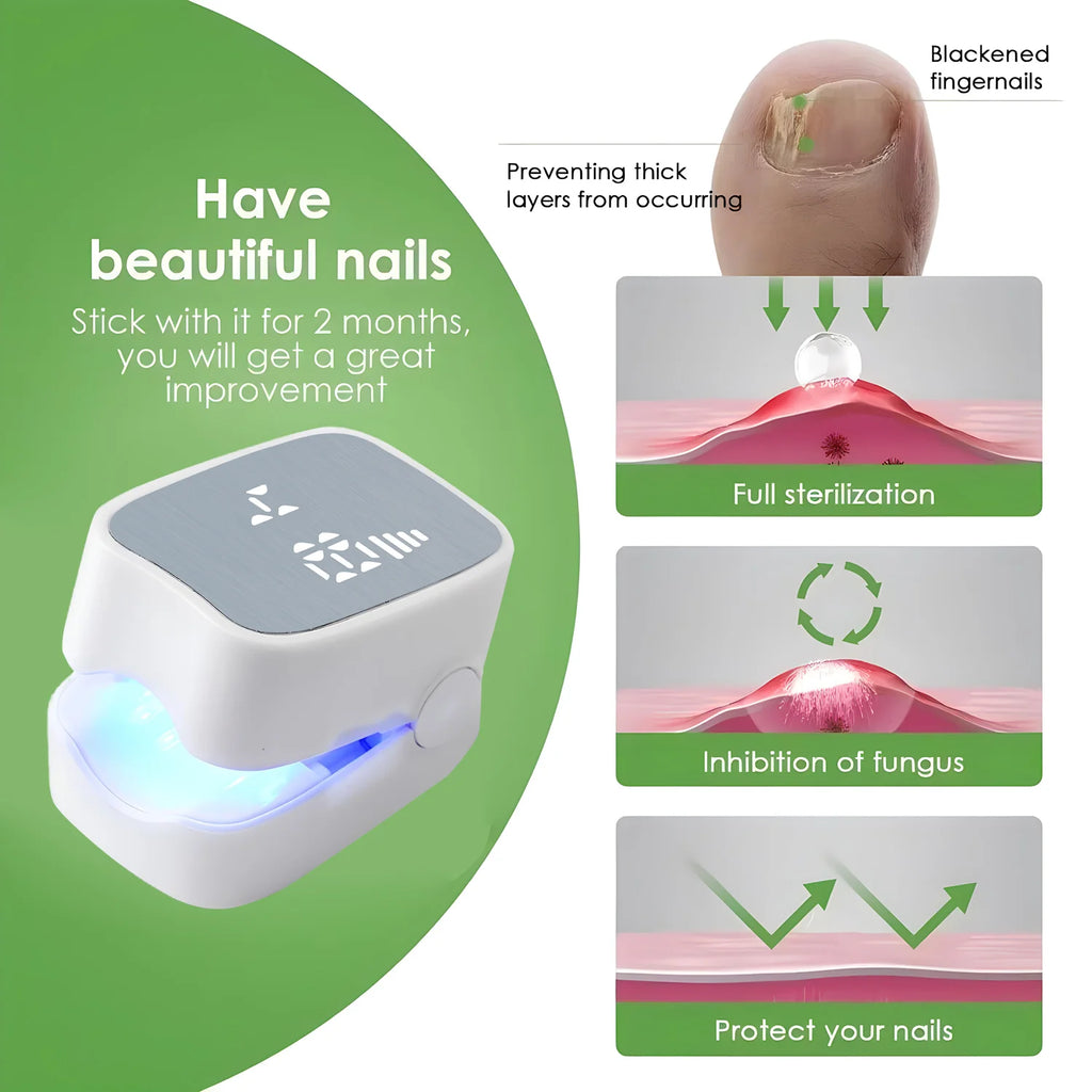 White/Black Fungal Nail Laser Device Repair Nails Fungus Onychomycosis Nail Fungus Cleaning Laser Device Foot Nail Care Tools