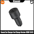 Xiaomi (MI) Car Charger Fast Charging Version 1A1C 100W Smart Car Charger Car Mobile Phone Charger Mobile Phone Car Charger