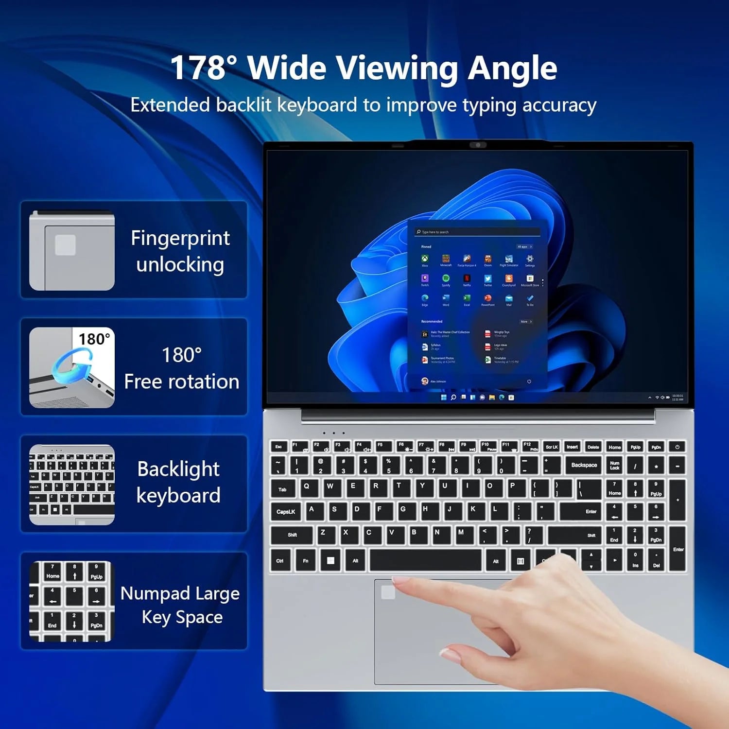 15.6” Intel i9 Gaming Laptop – Windows 11 Pro | Phoenix Squad