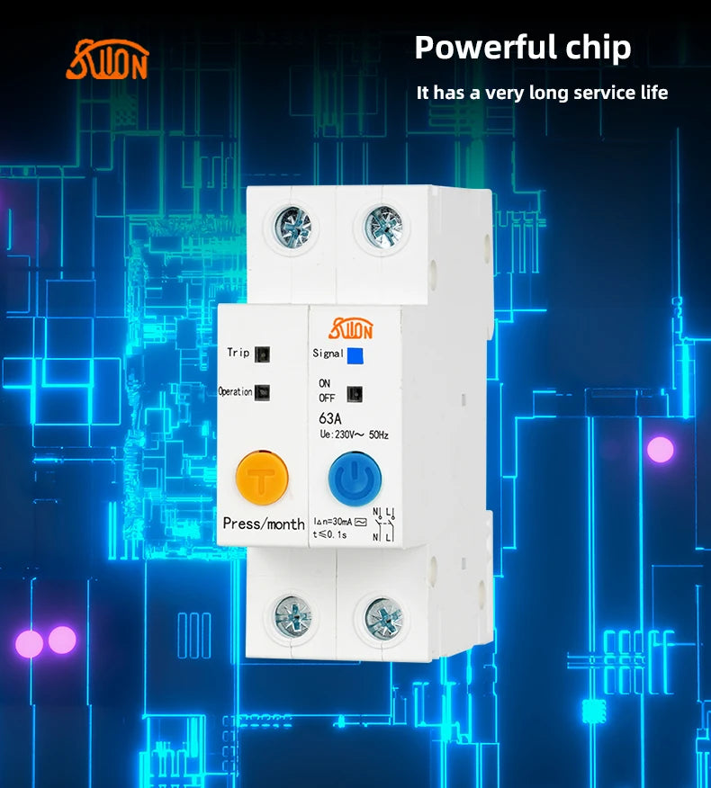 eWelink WiFi circuit breaker Smart switch timer remote control voice control Alexa echo with Leakage Protection for Smart Home