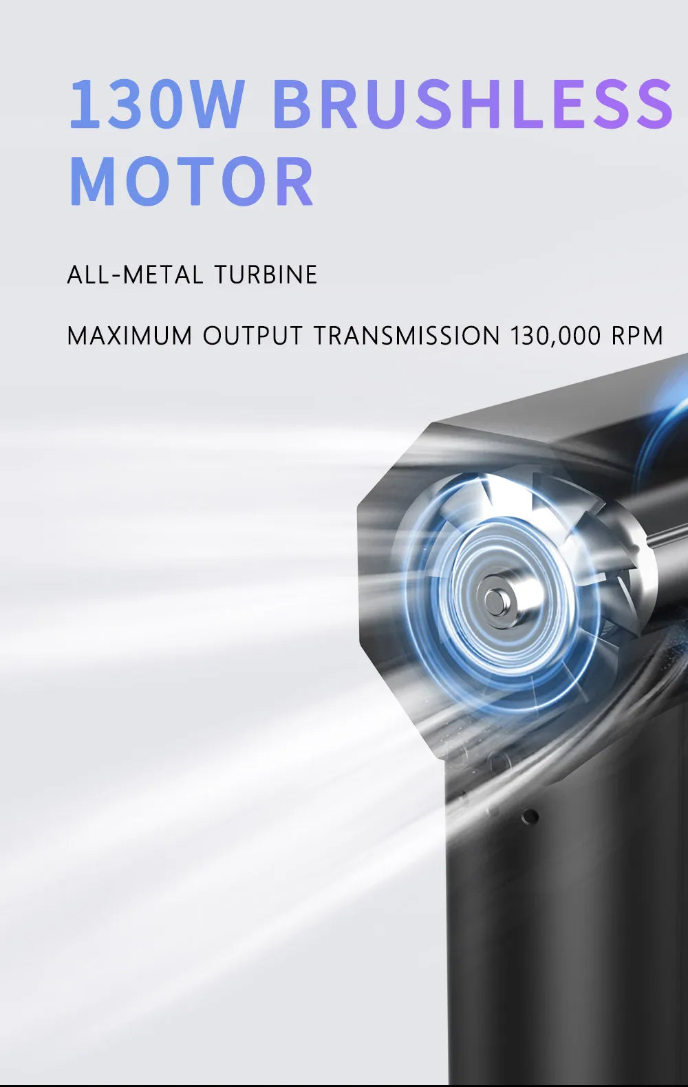 CROSSGUN New Jet Fan Strong Portable Power Handheld Dust Elimination Computer Hurricane Storm Source Turbo Jetfan LED X6 Pro