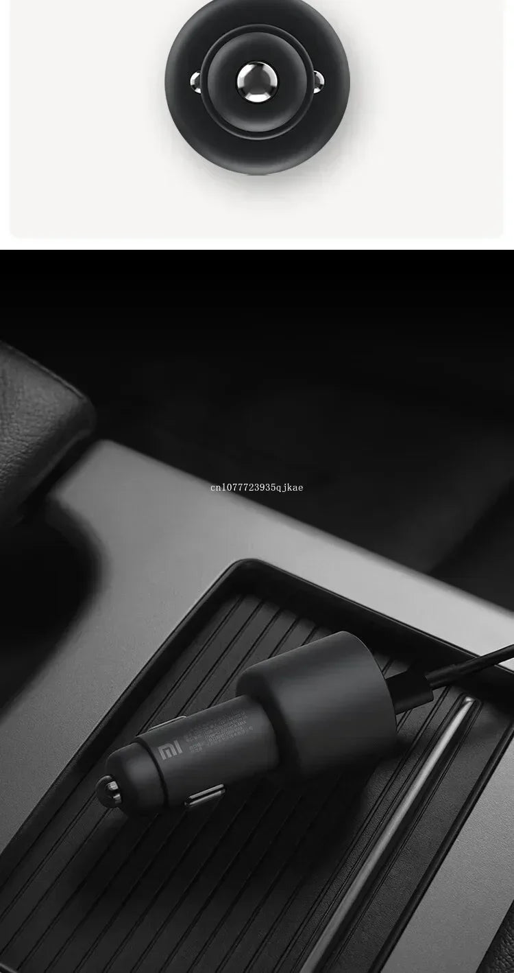 Xiaomi (MI) Car Charger Fast Charging Version 1A1C 100W Smart Car Charger Car Mobile Phone Charger Mobile Phone Car Charger