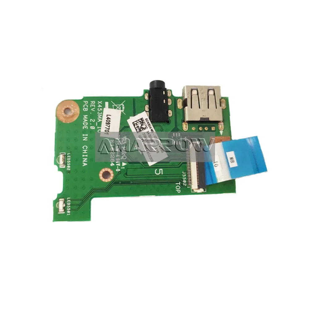 Original Laptop USB board for Asus X453MA X403M F453M X553MA X503MA F553MA X503M F553M USB AUDIO JACK Audio board