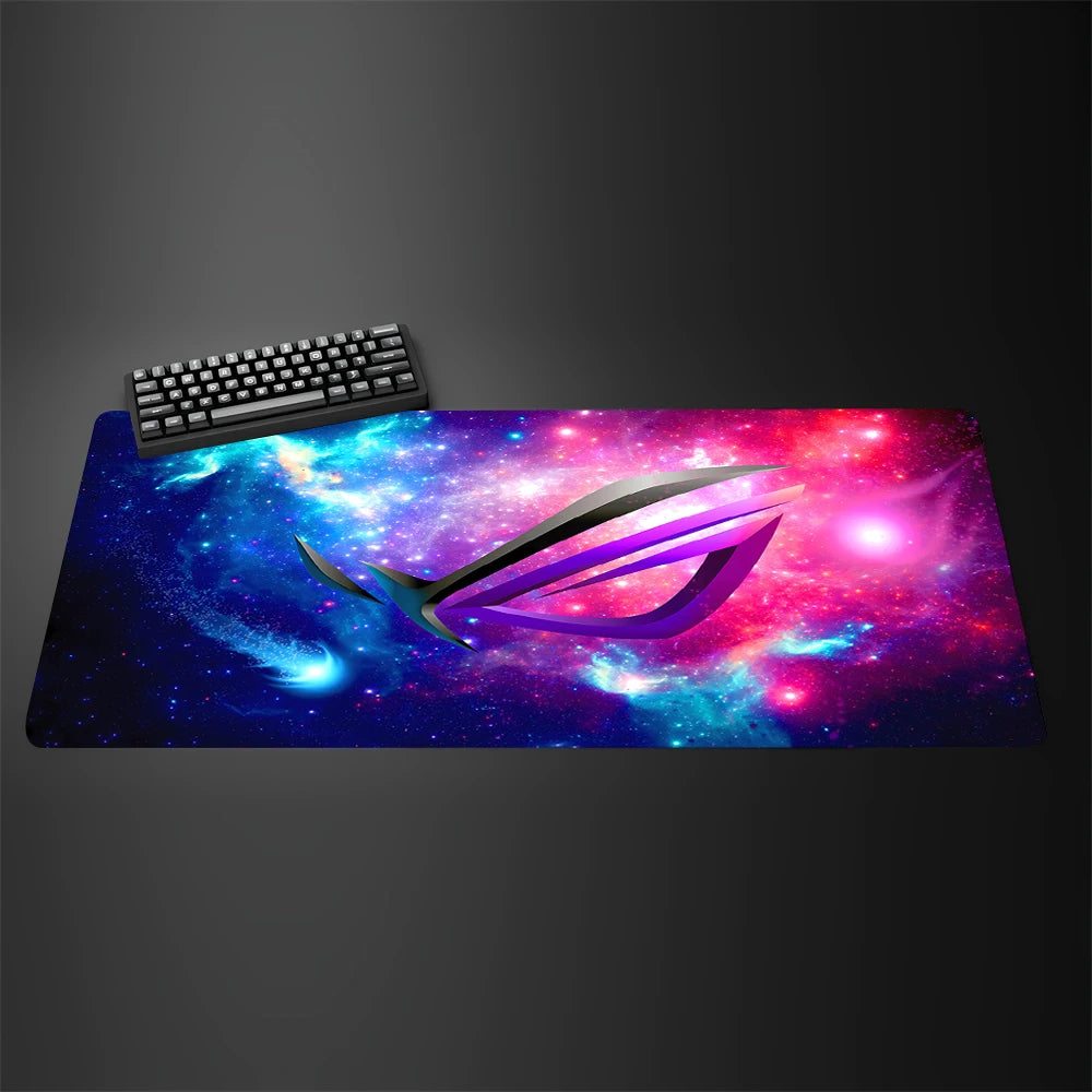 Asus Rog Mause Pad Anime Mouse Mats Gaming Computer Desk Mat Mouse Carpet Pc Accessories Gamer Mouse Pad Speed Rubber Mat
