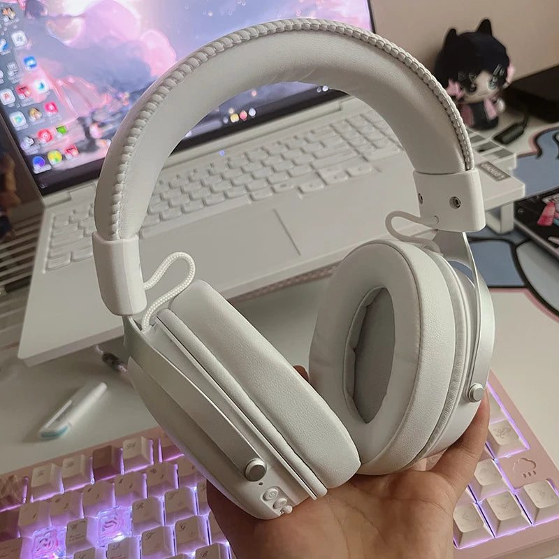 MCHOSE V9 pro Wireless Bluetooth Headset with Three Mode Microphone Noise Reduction Dynamic Sound Low Delay Office And Gaming