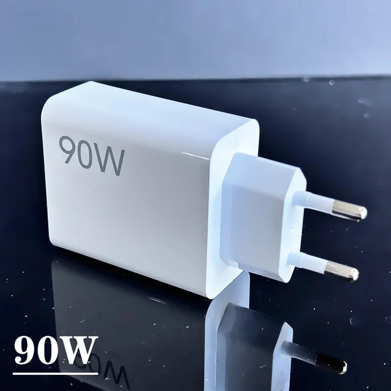 Xiaomi 90W Charger POCO X7 Pro EU Adapter Hypercharge with USB Type C Cable for Xiaomi 15 Ultra 14 Ultra 13 Ultra 15 14