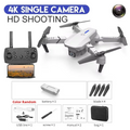 E88 ProIntelligent Folding Drone Supports single/Dual Camera Switching 4KPicture Quality+Wide-angle Shooting WiFiDirect Real-Tim