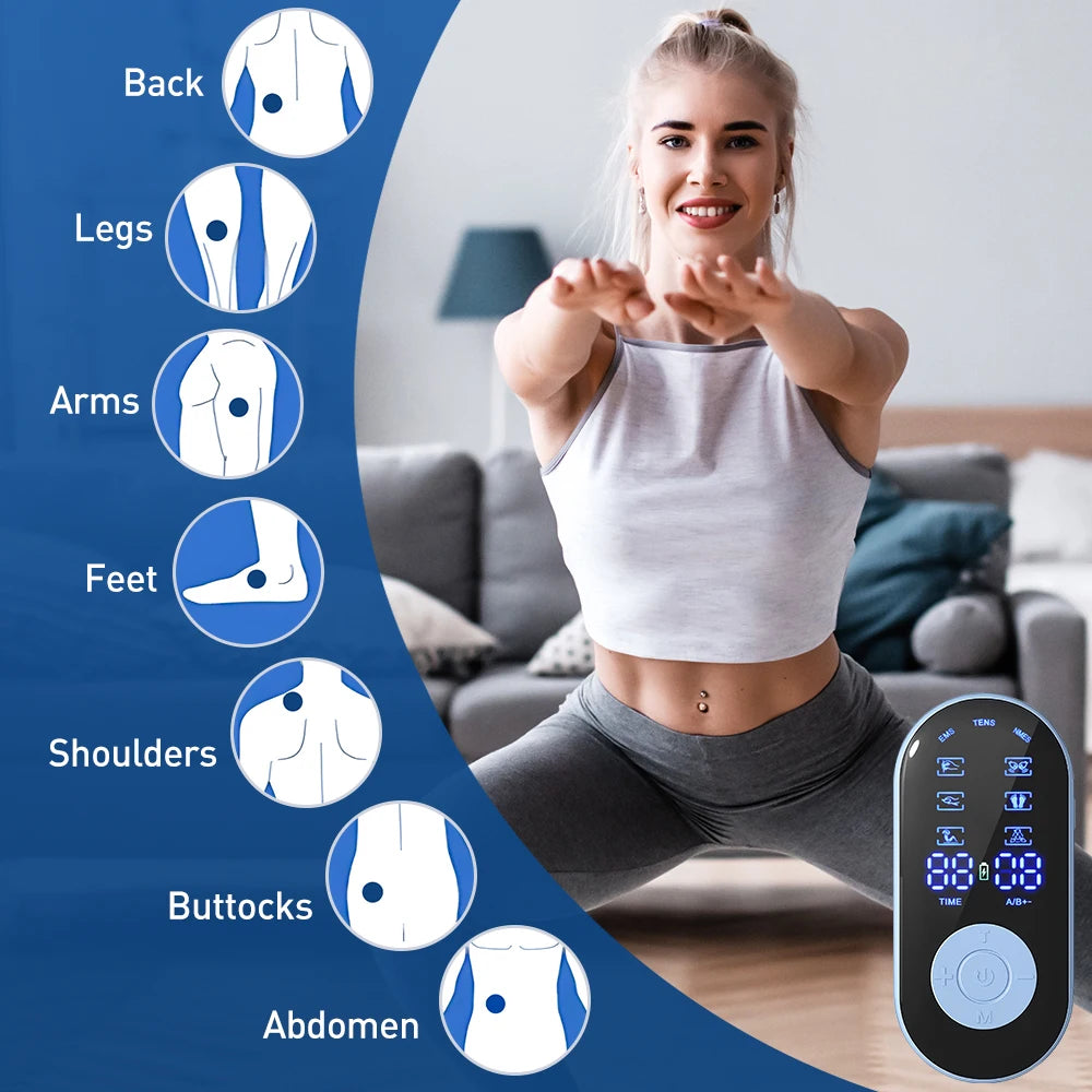 Physiotherapy Tens Muscle Stimulator Electric EMS Acupuncture Body Massage Digital Therapy Slimming Machine Electro Stimulator
