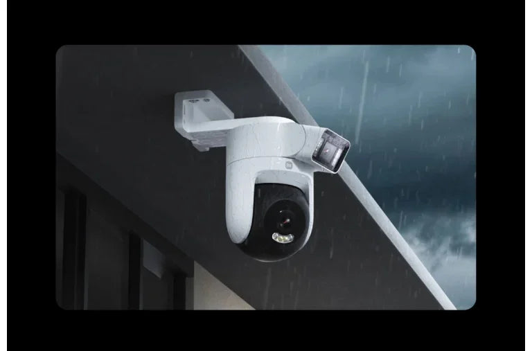 XIAOMI New Outdoor Camera 4 Dual Camera Version，360° 5MP 3K，Audible Visual Alarm，Two-Way Audio，IP66，Chinese Version With Adapter