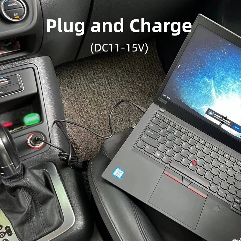 Laptop DC Power Car Adapter Charger 19.5V 4.62A 90W for Dell Latitude E6320 E6330 E6400 E6410 E6420 E6430 5.1V 2.1A USB Port