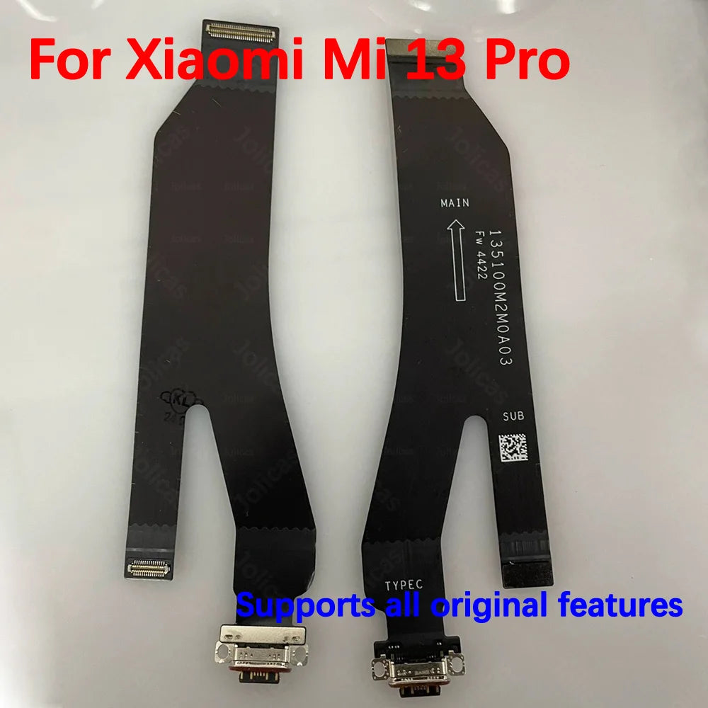 Original USB Charger Dock For Xiaomi Mi 13 13T Pro 12 Lite 12T 12S 12X 11T 11 Ultra 10 8 Quick Fast Charging Board Connect Flex