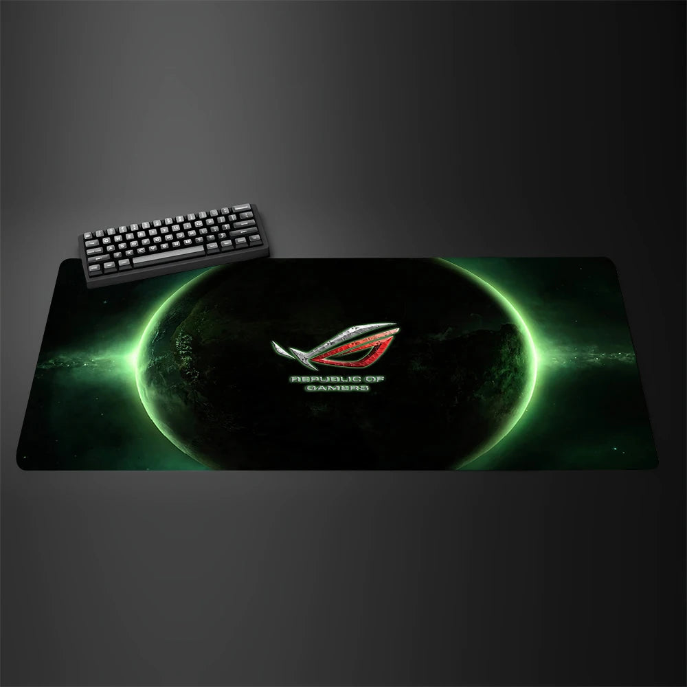 Asus Rog Mause Pad Anime Mouse Mats Gaming Computer Desk Mat Mouse Carpet Pc Accessories Gamer Mouse Pad Speed Rubber Mat