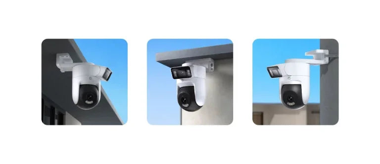 XIAOMI New Outdoor Camera 4 Dual Camera Version，360° 5MP 3K，Audible Visual Alarm，Two-Way Audio，IP66，Chinese Version With Adapter