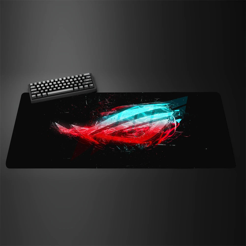 Asus Rog Mause Pad Anime Mouse Mats Gaming Computer Desk Mat Mouse Carpet Pc Accessories Gamer Mouse Pad Speed Rubber Mat