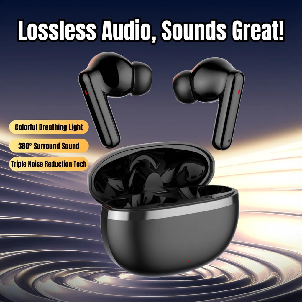 2026 New Original Noise-Cancelling TWS Earbuds Bluetooth Headset, Game Headset,Outdoor Sports Headset Sports With Smart Phone