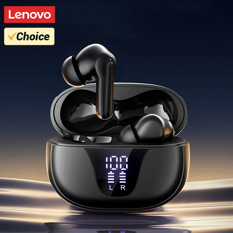 Lenovo XT58 Wireless Earphones Intelligent Noise Reduction Bluetooth 5.4 Headphone Gaming Headset HIFI Earbuds Sound LED Display