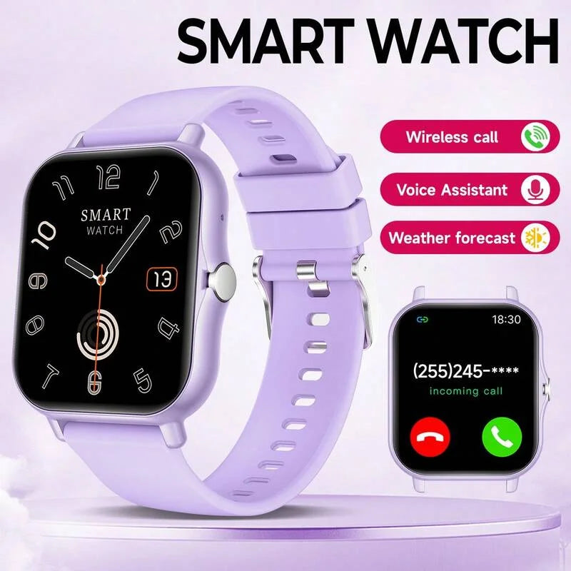 Smart Watch, Wireless Call/Dial, Multi Sport Mode, Multiple APP Reminders, Suitable for Every Friend, Compatible with IPhone/And