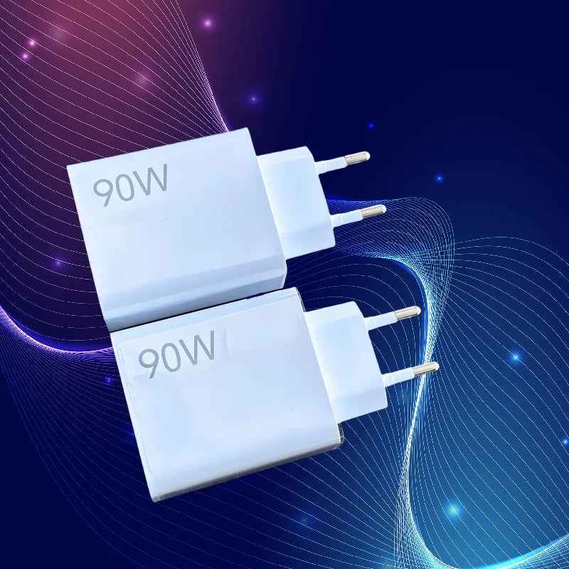 Xiaomi 90W Charger POCO X7 Pro EU Adapter Hypercharge with USB Type C Cable for Xiaomi 15 Ultra 14 Ultra 13 Ultra 15 14
