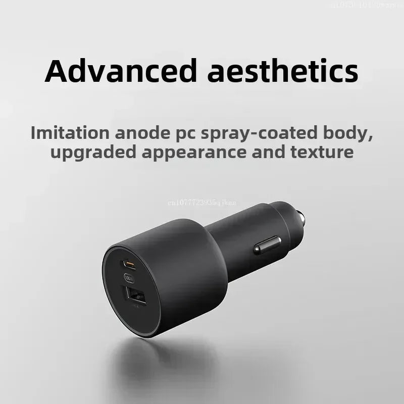 Xiaomi (MI) Car Charger Fast Charging Version 1A1C 100W Smart Car Charger Car Mobile Phone Charger Mobile Phone Car Charger