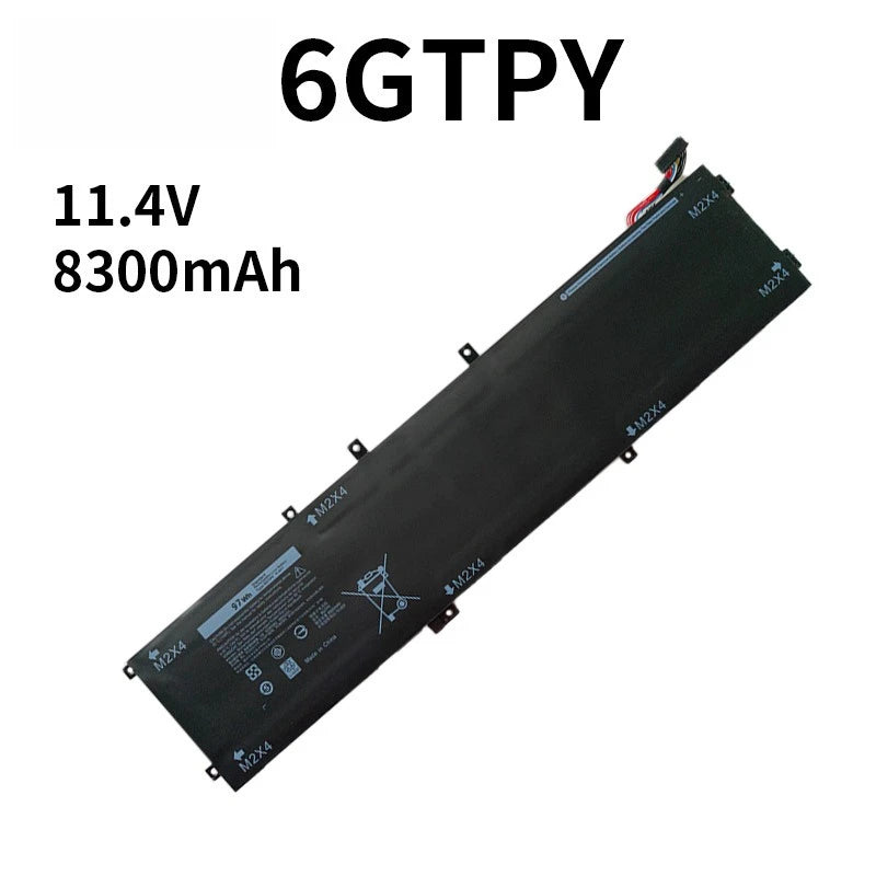 Brand New 97WH 11.4V 6GTPY Laptop Battery For DELL XPS 15 9570 9560 7590 6550 For DELL Precision 5520 5530 5540 5510 Series