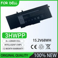 15.2V 68Wh 3HWPP  Battery coding 3HWPP Laptop Battery For Dell Precision 3541 3551 P80F Latitude 5410