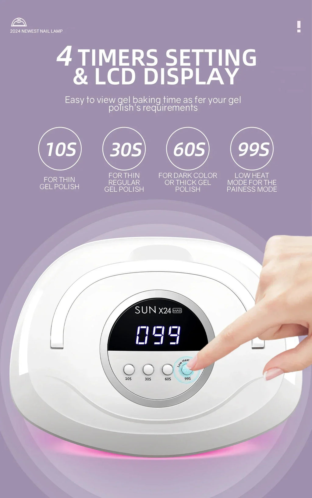 380W UV LED Lamp For Nail Manicure 84LEDS Professional Gel Polish Drying Lamps With Timer Auto Sensor Manicure Salon Tool