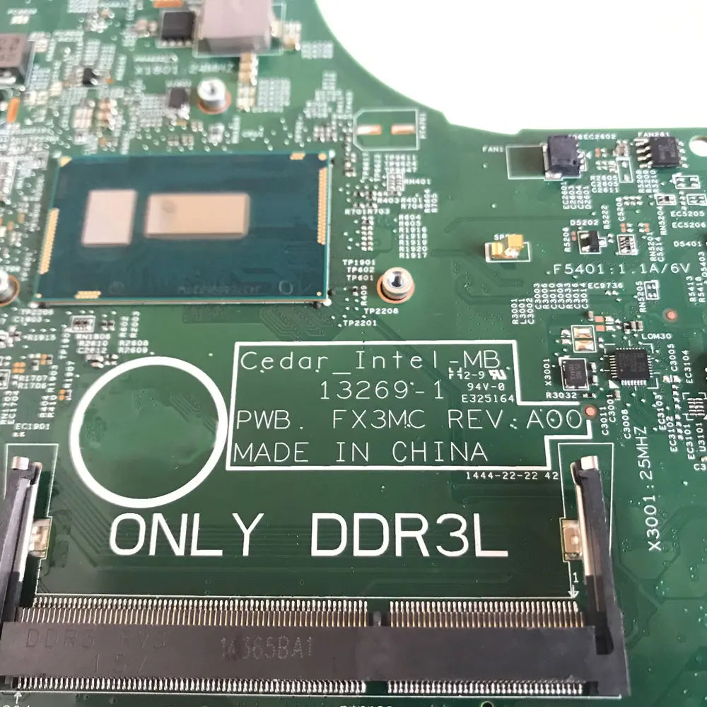 13269-1 For dell Inspiron 3443 3542 3543 5748 5749 Laptop Motherboard With i3 i5 i7-4/5th Gen CPU CN-0HRG70 06YPRH 00XDMH 0T7TC4