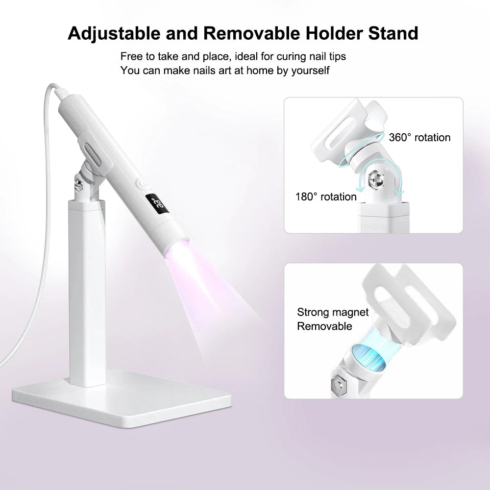 UV LED Nail Lamp Portable Nail Drying Lamp Stand Lamp Nail Art Mini UV Light For Nails LED Lamp for Professional Nails Dryer