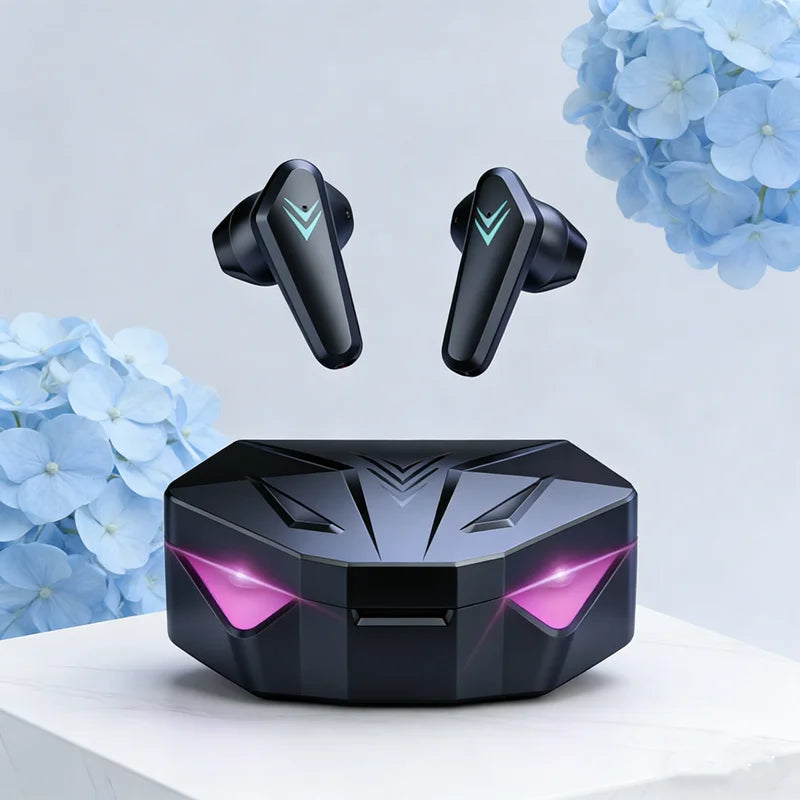 TWS Gaming Earbuds Wireless Bluetooth Earphones With Mic Bass Audio Sound Positioning 9D Stereo Music HiFi Headset For phones