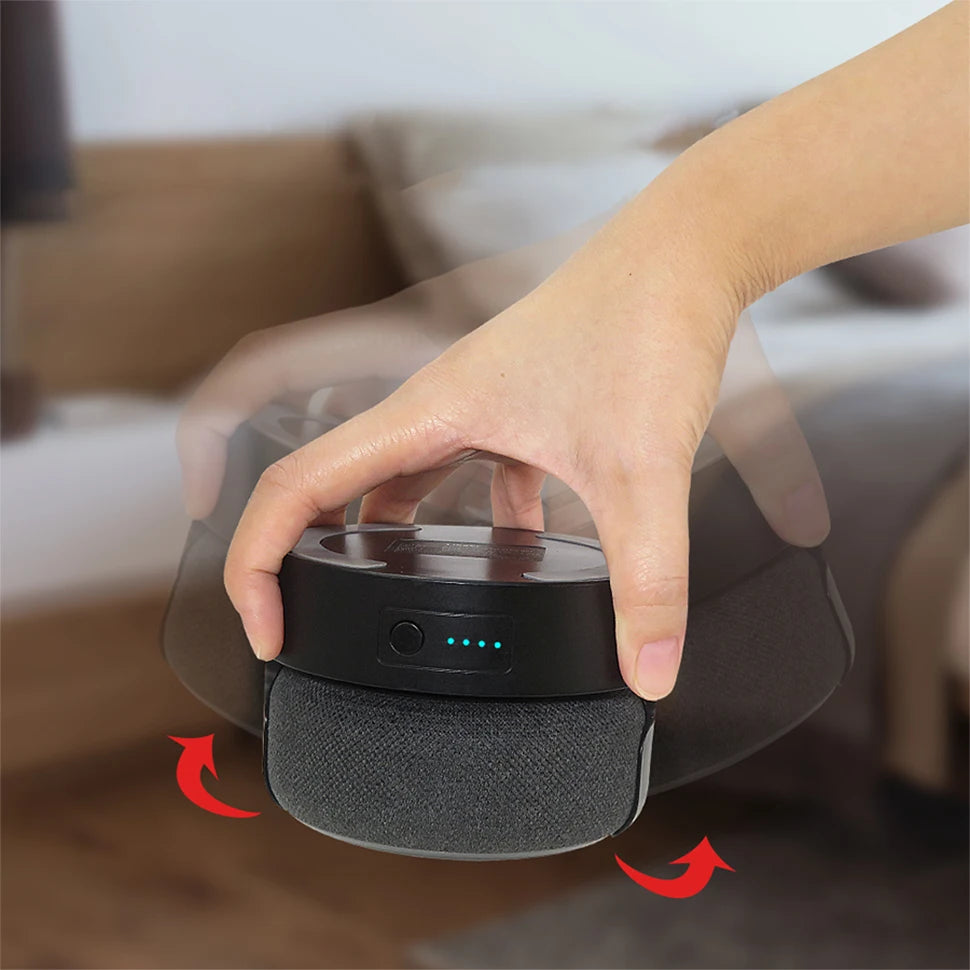 Battery Base for Echo Dot 3 Rechargeable Portable Base for Alexa Speaker Large Capacity 5200mAh/10400mAh Pure Color Black/White