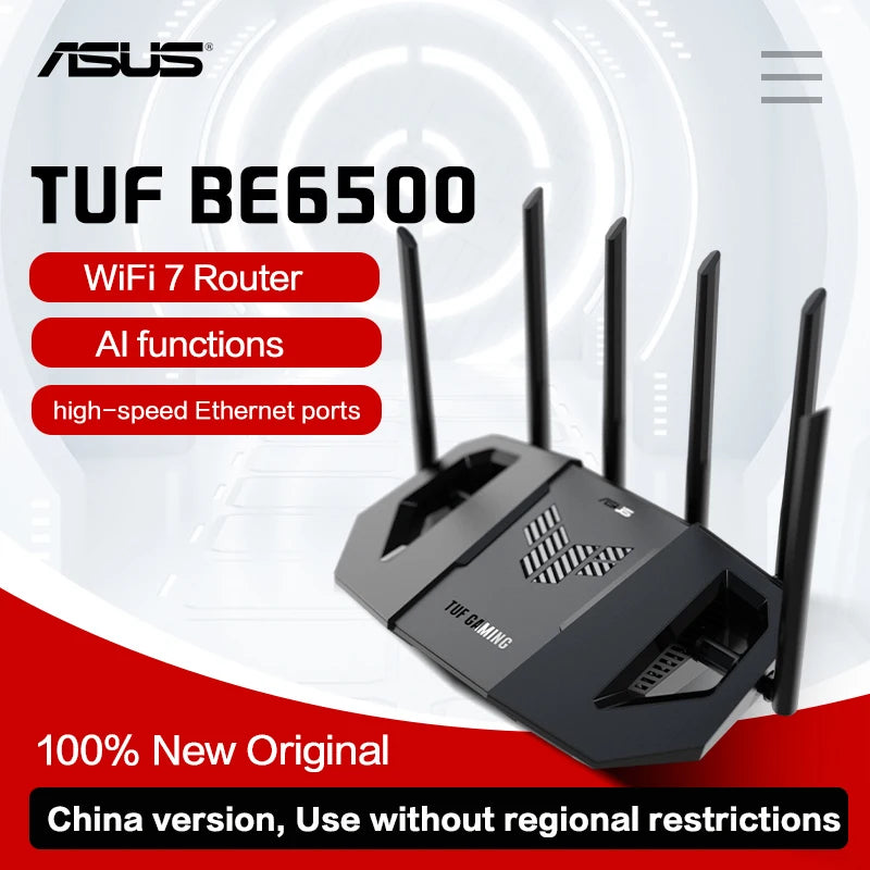 asus router wifi 7 be6500 tuf gaming router ai router home wifi random group routing mesh wireless공유기 5g 라우터 와이파이