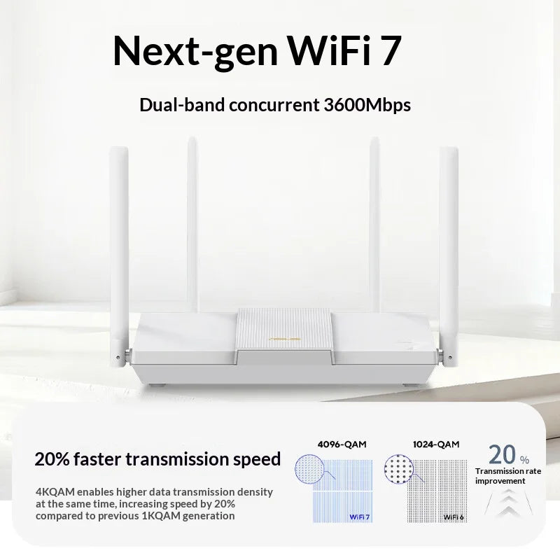 ASUS RT-BE57 TUF Gaming Router WiFi7 2.5G Port Gaming Wireless Acceleration AiMesh Compatible BE3600 wifi 7 5g router