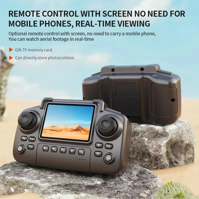 2026 Upgraded Drone E88 Pro 8K Dual-Camera HD Aerial Photography Dron with Screen Foldable Quadcopter RC Toy for Kids Boys Gifts