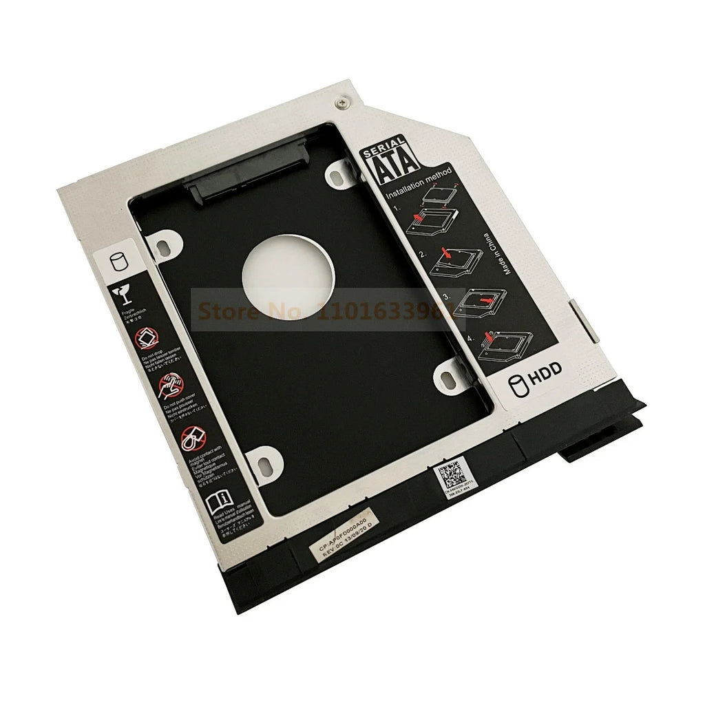 Bezel Panel + Eject Lock Latch 2nd Hard Drive HDD SSD Optical Caddy Frame for Dell Latitude E6320 E6420 E6520 E6330 E6430 E6530
