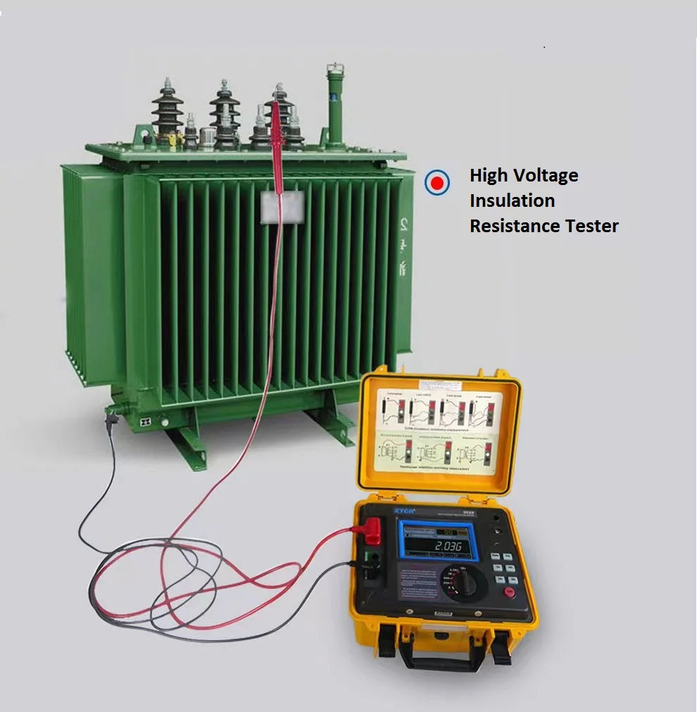 ETCR3500 ETCR3500B High Voltage Insulation Resistance Tester 5KV 10KV 5TΩ Digital Earth Resistance Multimeter RAMP FR DAR STEP