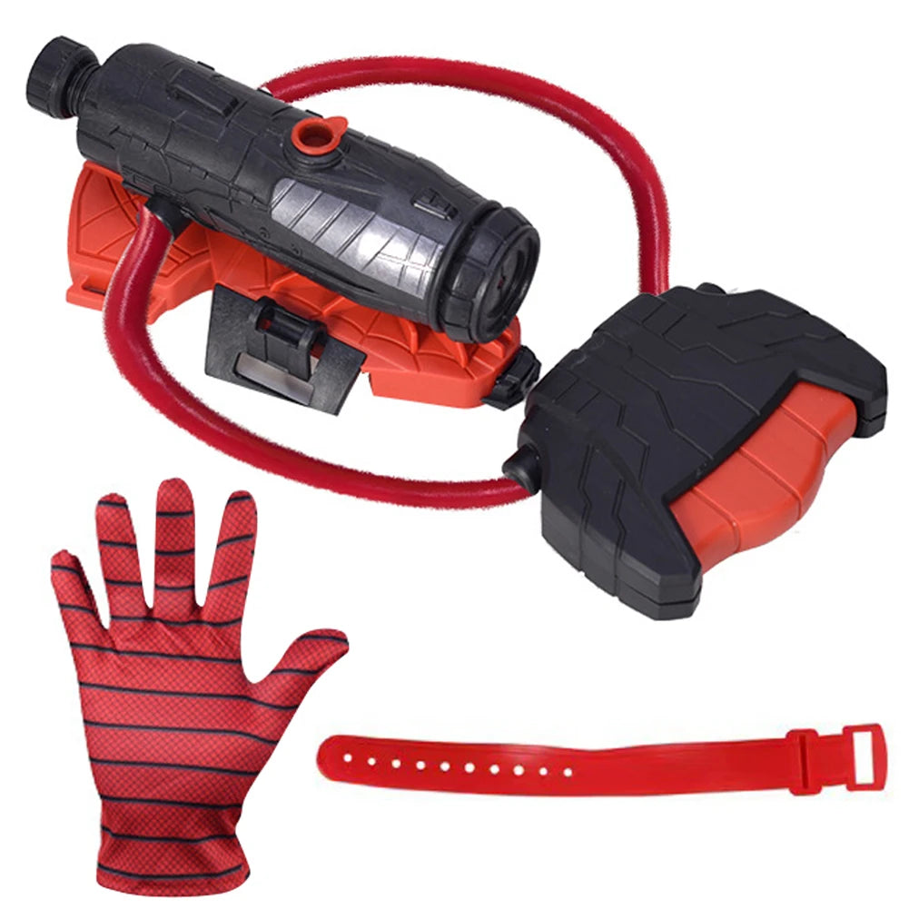 Spider Web Shooters Toy Superhero Squirt Guns with Glove Wrist Water Sprayer Toy Water Fighting Toy for Kids and Adults