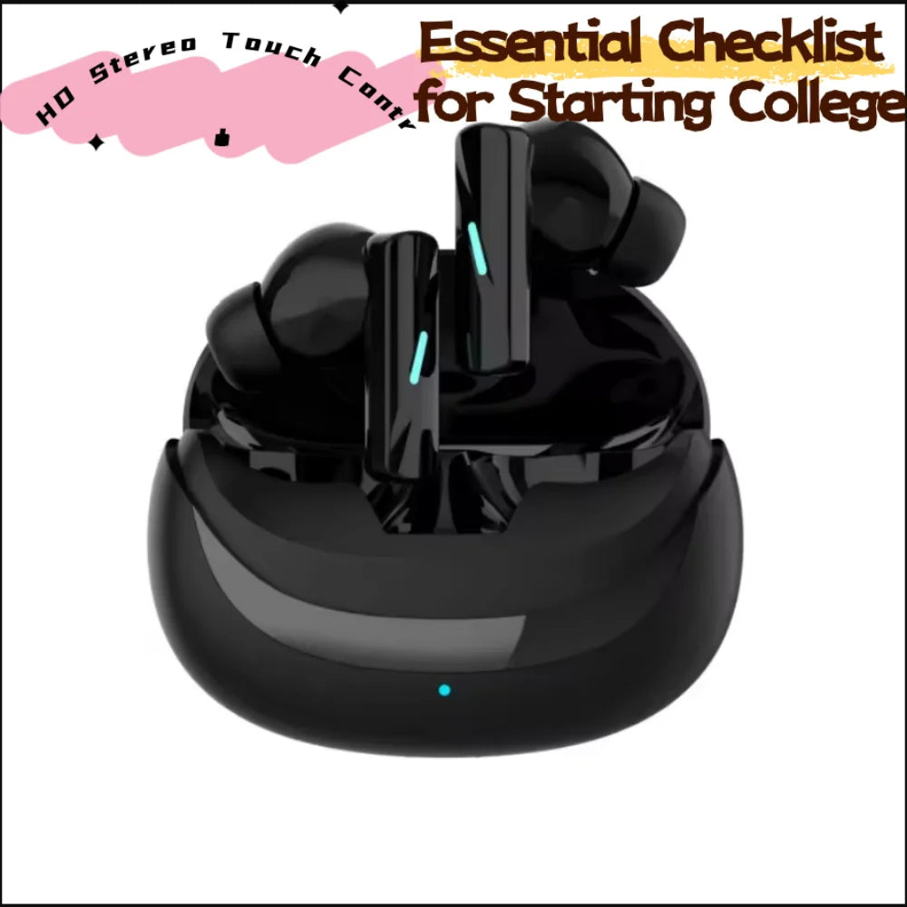 TWS Wireless Earbuds Original Sports Stereo Headset HiFi Waterproof with Mic True Wireless Earphones for Business Office Travel