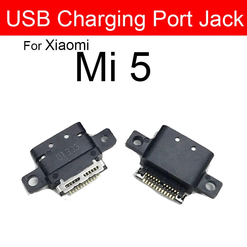 For Xiaomi Mi 2 2A 2S 3 4 4C 4i 4S 5 5C 5S 5X 6 6X Plus Charging USB Plug Port USB Connector Sync Date Charger Dock Flex Cable