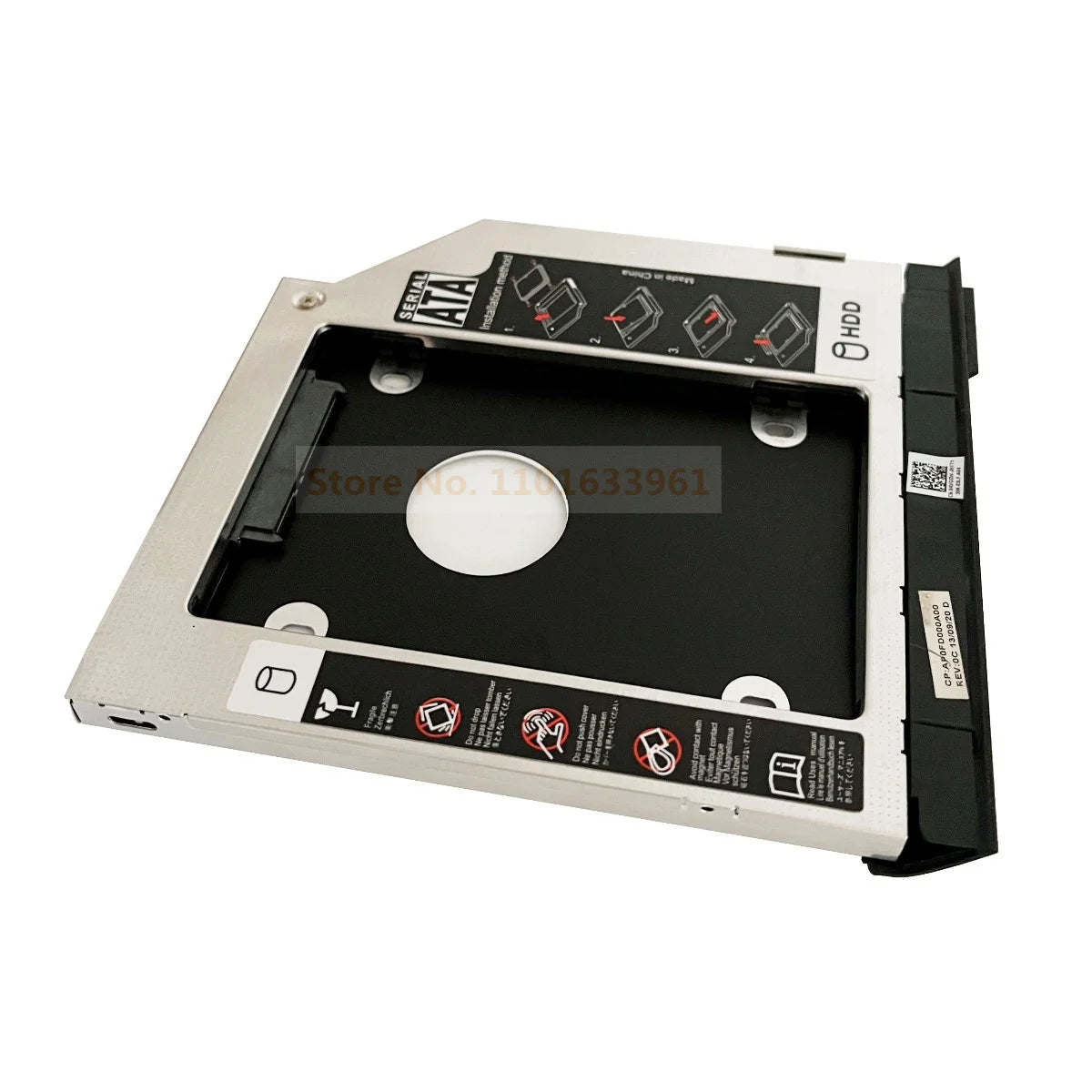 Bezel Panel + Eject Lock Latch 2nd Hard Drive HDD SSD Optical Caddy Frame for Dell Latitude E6320 E6420 E6520 E6330 E6430 E6530