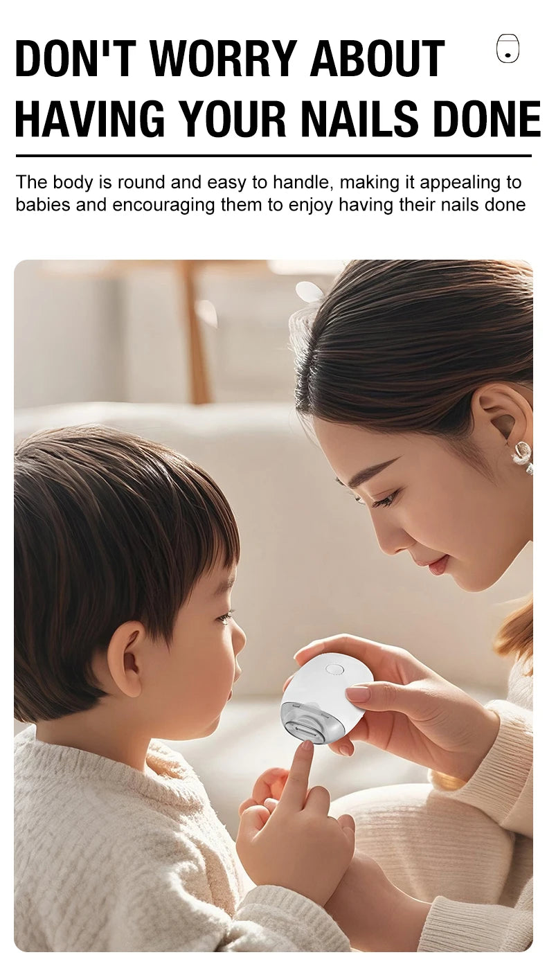 New electric nail polisher, fully automatic nail trimmer, dual-use hand and foot nail polisher, suitable for elderly and childre