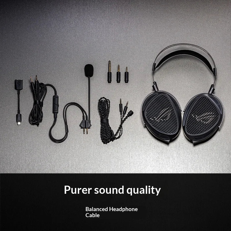 Asus ROG Kithara Limited Edition Headphones Open Back Over Ear Planar Magnetic Wired Headphones 100mm Diaphragm Unit Laptop