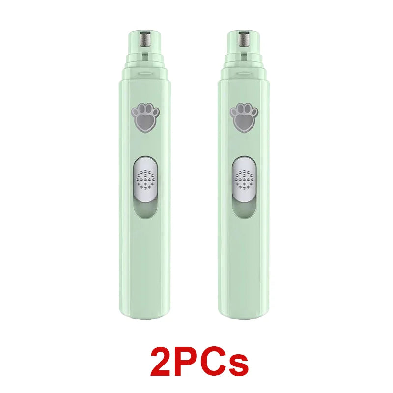 Electric Dog Nail Grinder Pet Nail Clipper USB Rechargeable Pet Nail Trimmers Painless with Polisher Wheel for Small/Large Pets