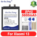 Brand New Battery BP4G 5600mAh For Xiaomi Mi 13 Phone Replacement Batteries