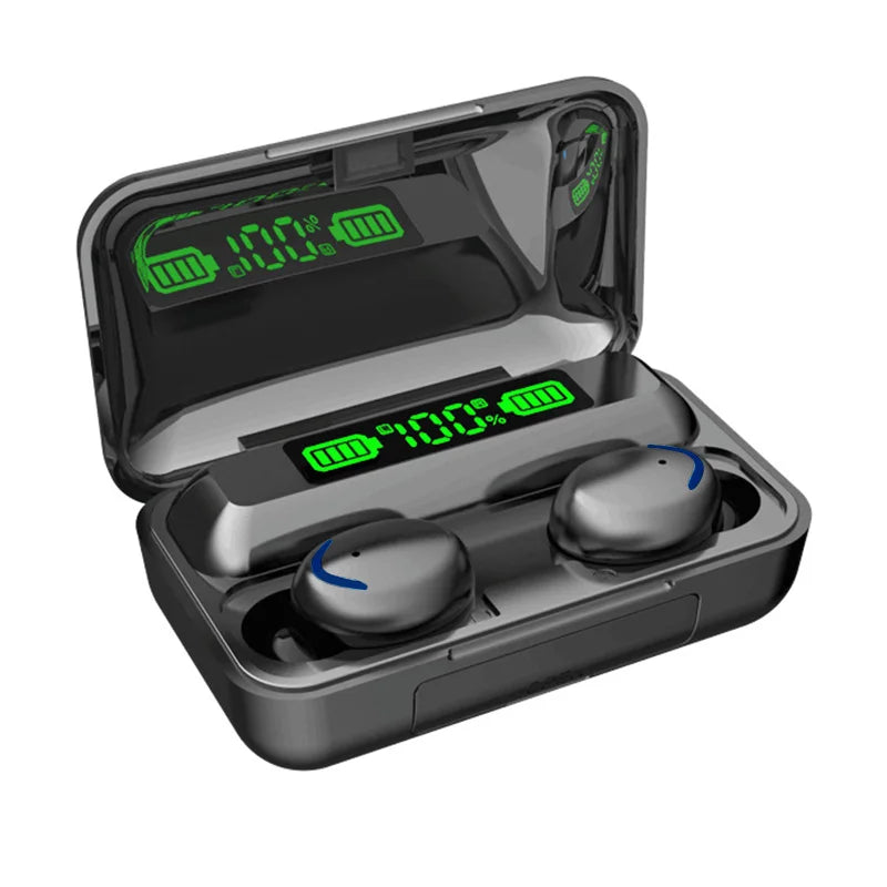 TWS wireless earphones with display screen, good sound quality, compact and exquisite, earbuds with charging compartment headset