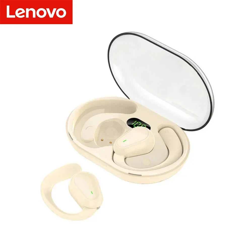 Lenovo Bluetooth 5.3 Headphones Ear Hook Earphones Wireless Earphones HiFi Stereo Waterproof Headset Noise Reduction Earbuds