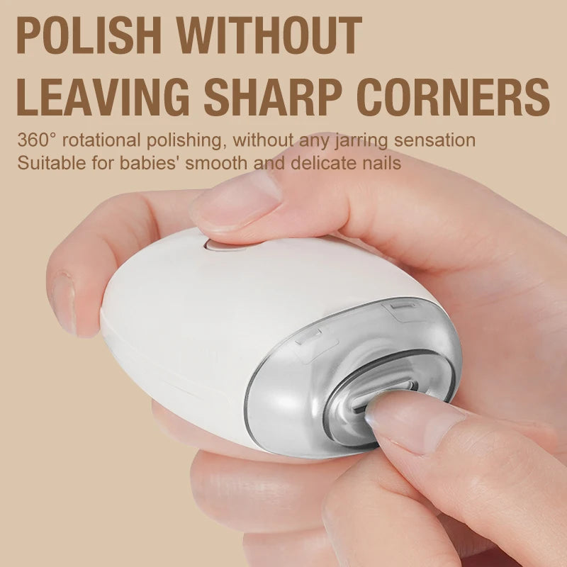 New electric nail polisher, fully automatic nail trimmer, dual-use hand and foot nail polisher, suitable for elderly and childre