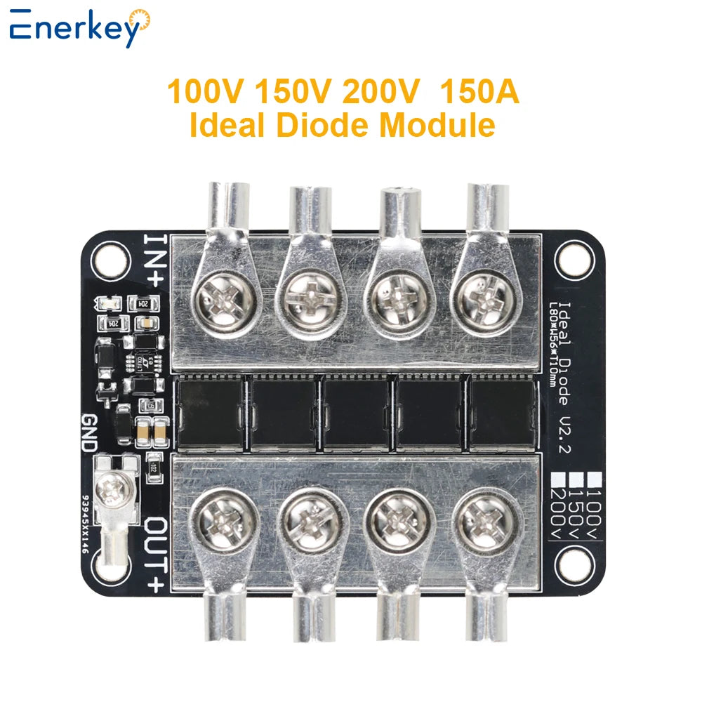 Enerkey Ideal Diode 100V 150V 200V 150A High Current Photovoltaic Solar Base Station Industrial Control Redundancy Switching