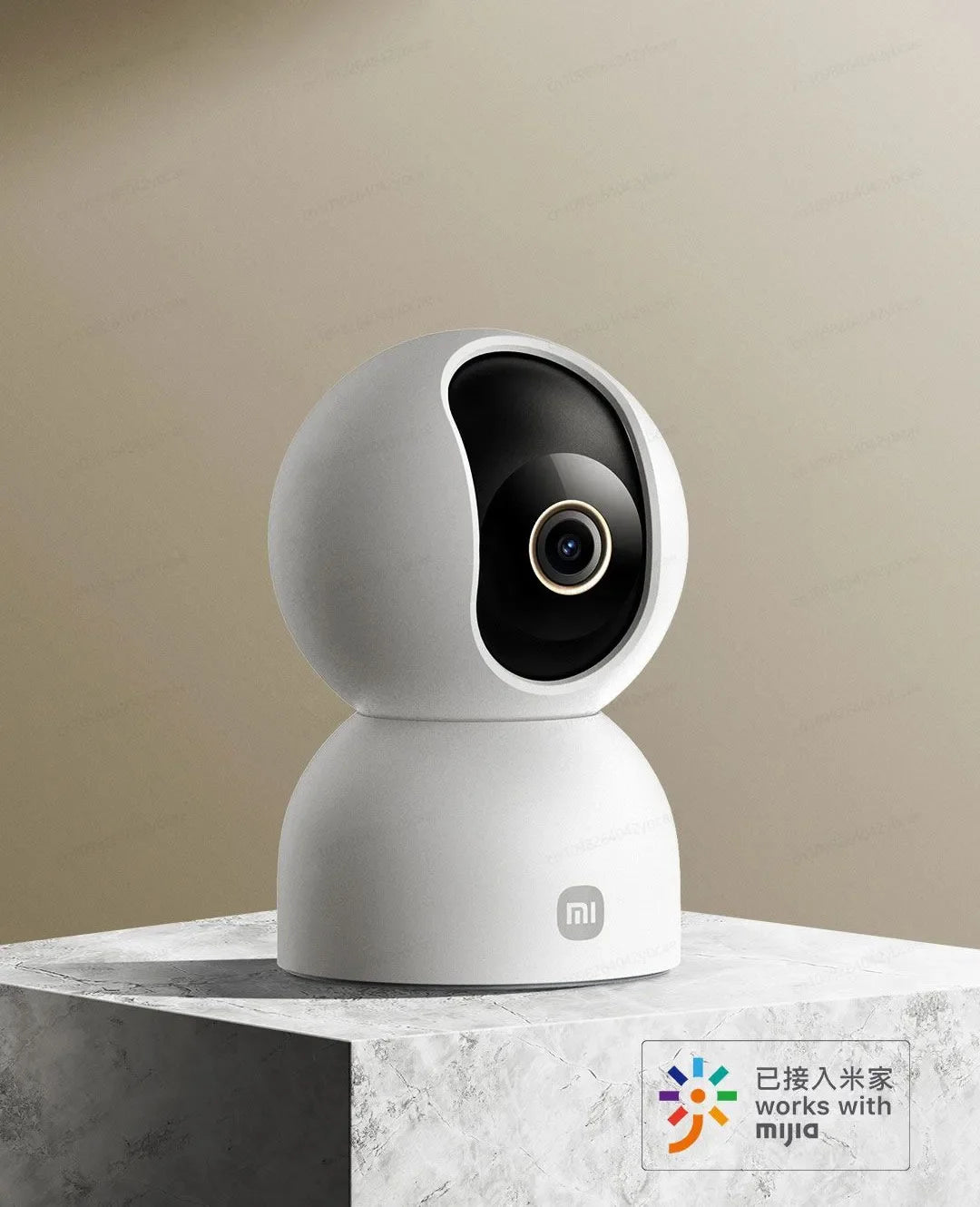 XIAOMI Smart Camera 3 Chinese Version,3K Ultra-clear HD,360° Pan-Tilt-Zoom,AI Human Detection,5 Megapixel Two-Way Voice Calls